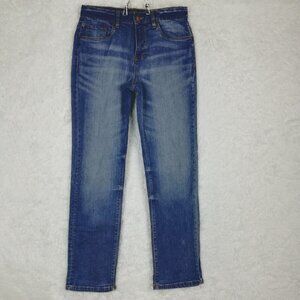 Lucky Brand Girls Jeans Classic Straight Denim Blue‎ Loose Fit Medium Wash 18